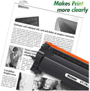 Brother TN760 TN730 Compatible Toner Cartridge Black 4 Pack